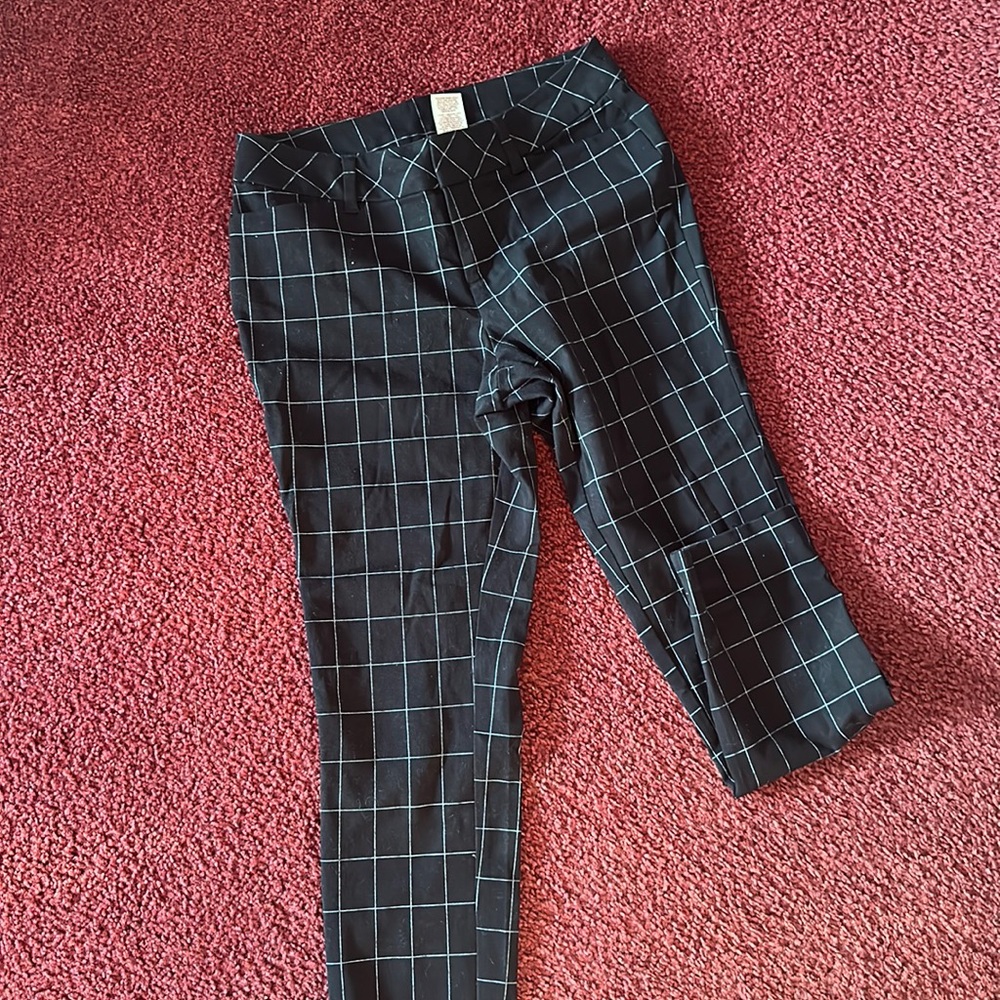 Faded glory plaid dress pants